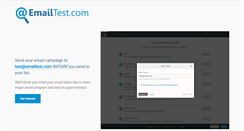 Desktop Screenshot of emailtest.com